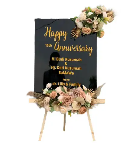 Papan Bunga Akrilik Sumbercanting